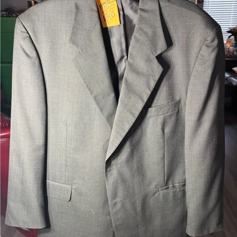 Kilburne and Finch Gray Suit Jacket Sports Coat Size 44S EPC